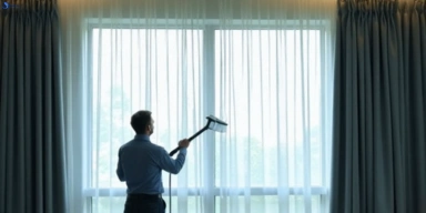 Commercial curtain steam cleaning service meadowbrook hotels offices